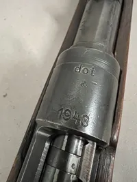 Original Tysk 1943 dateret K98 deaktiveret med Danske papirer, kan tage aftræk