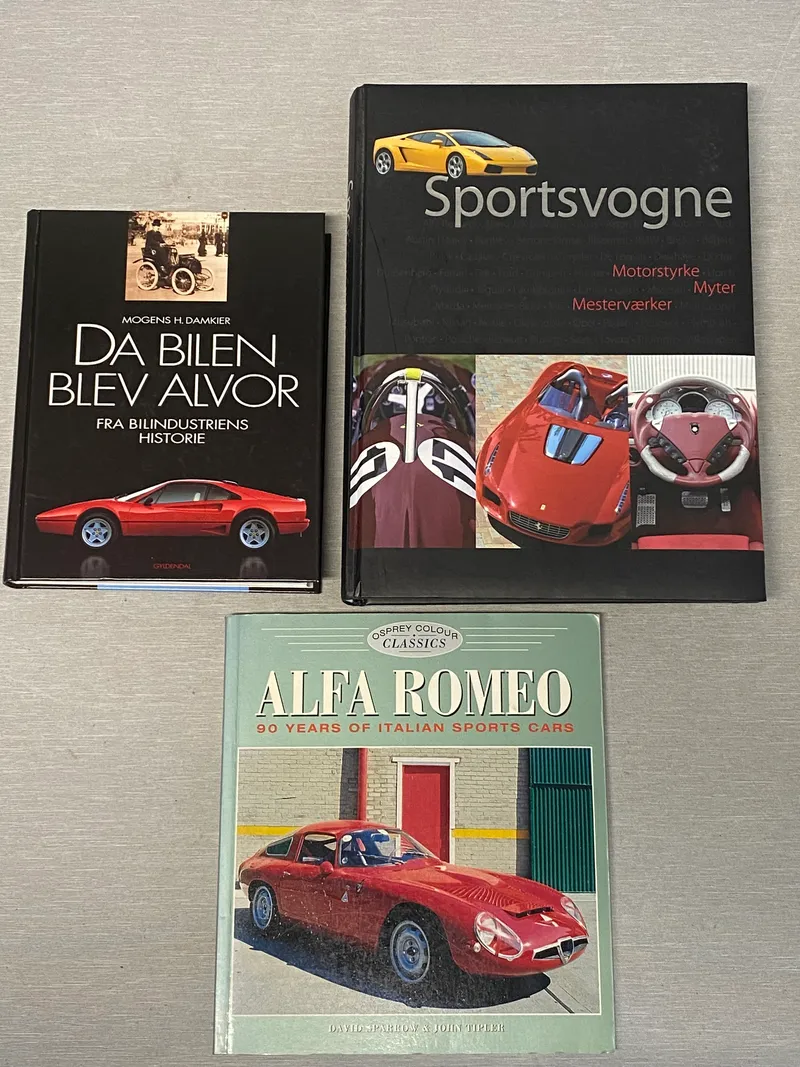 Lot diverse bil litt.