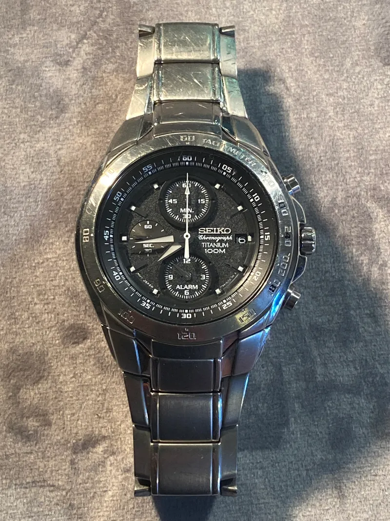 Seiko Titanium 100M - nypris:  ca 6000,-