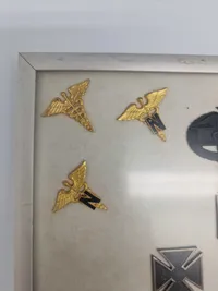 Lot Originalt  US fra vietnamkrigen  indsat i ramme