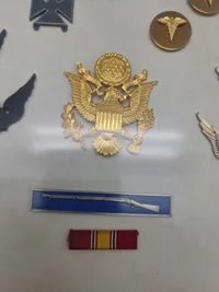 Lot Originalt  US fra vietnamkrigen  indsat i ramme