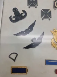 Lot Originalt  US fra vietnamkrigen  indsat i ramme