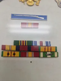Lot Originalt  US fra vietnamkrigen  indsat i ramme