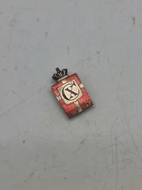 Originalt Georg Jensen kongemærke af sterlingsølv