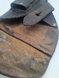 Originalt læder pistolhylster - ww2