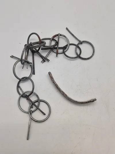 Originalt lot pins og bøjle for Mils granat - ww2