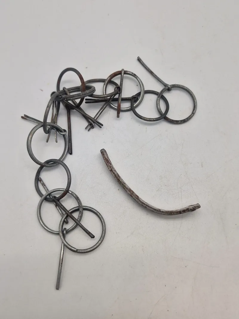 Originalt lot pins og bøjle for Mils granat - ww2