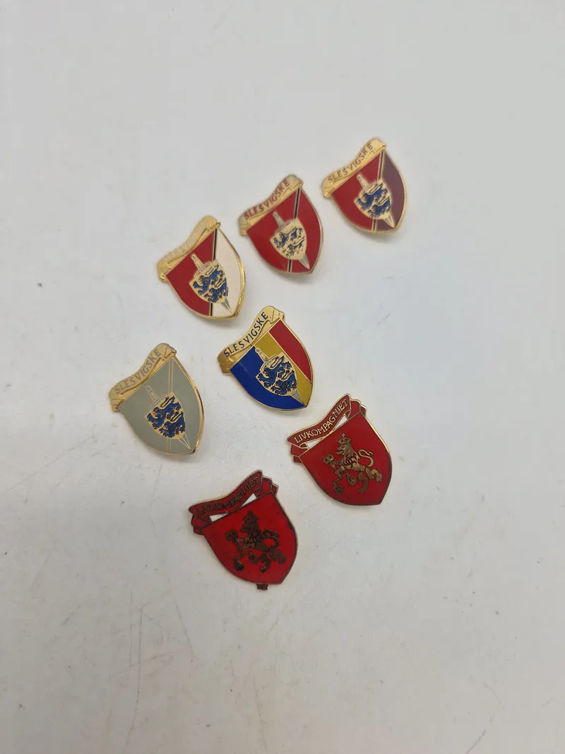 Lot danske skjold - bl.a. slesvigske