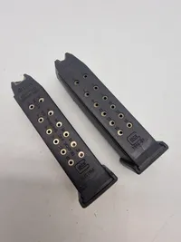 2 stk originale Glock magasiner (9 mm)