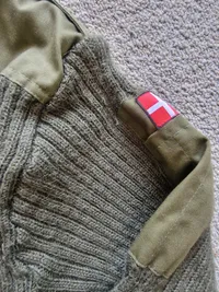 Original sweater fra det danske forsvar