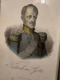 Originalt stik af Frederik d. 6