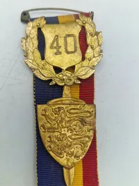 Lot jubilæums medaljer - Slesvigske Fodregiment