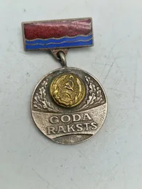 Original russisk medalje"Honorary article"