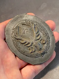 Originalt ikke færdiggjort badge fra Deutsche Jägerschaft