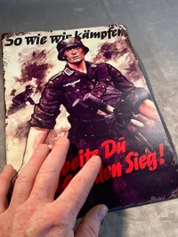 Tysk skilt - reproduktion