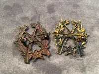Originale svenske skydemærker - anvendt af den danske brigade i Sverige