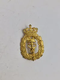 Lot diverse danske regiments mærker mm.
