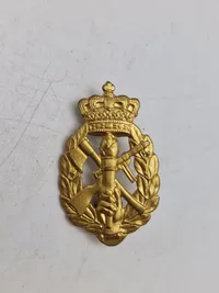 Lot diverse danske regiments mærker mm.