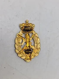 Lot diverse danske regiments mærker mm.