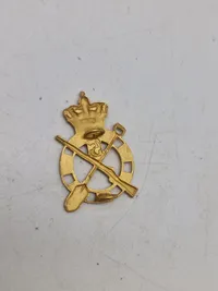Lot diverse danske regiments mærker mm.