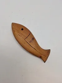 Grønlandsk kniv i form af fisk