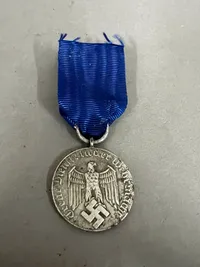 Original Tysk medalje 4 år i hæren