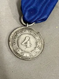 Original Tysk medalje 4 år i hæren