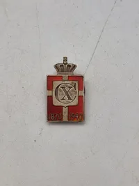 Originalt Georg Jensen kongemærke - sterlingsølv