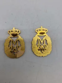 Lot danske regimentsmærker