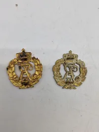 Lot danske regimentsmærker