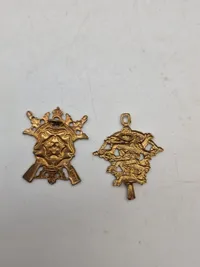 Lot danske regimentsmærker