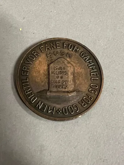 Original illegal mønt WW2