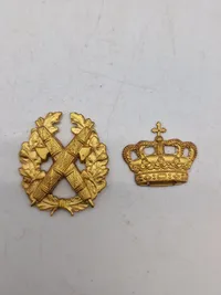 Lot danske regimentsmærker