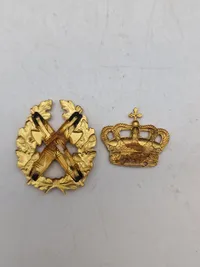 Lot danske regimentsmærker