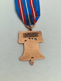 2 stk friheds (march) medaljer