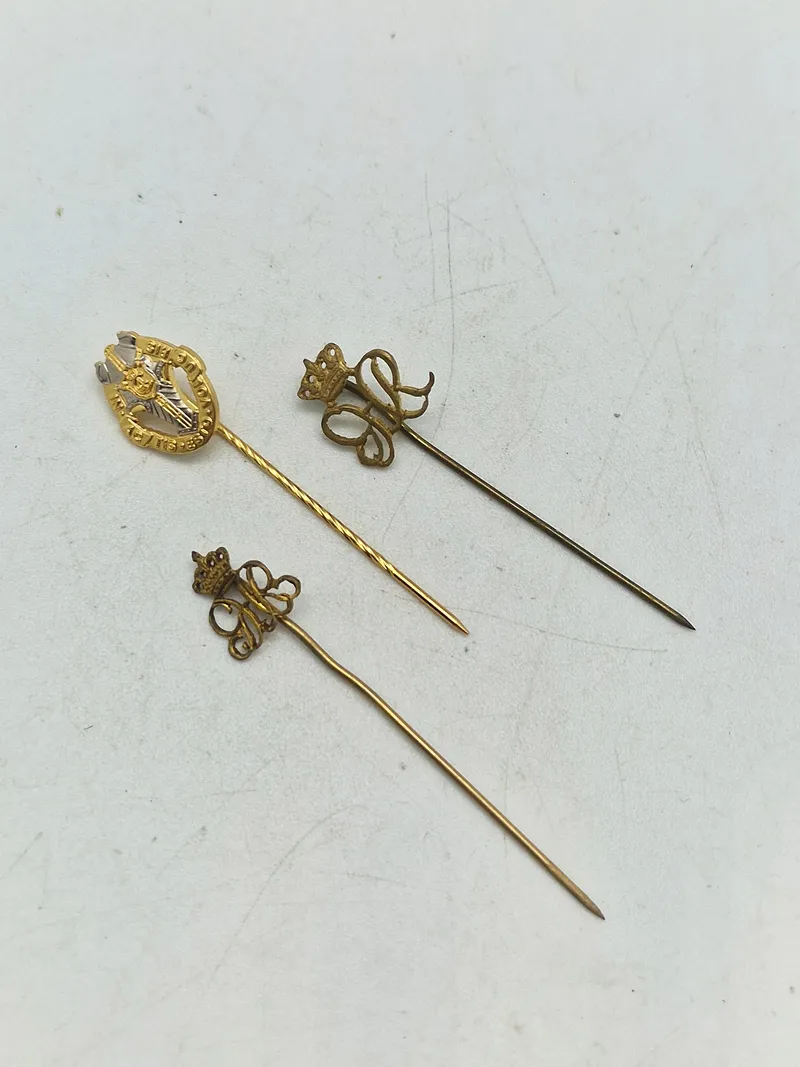 Lot originale danske militære pins  Gardehusar