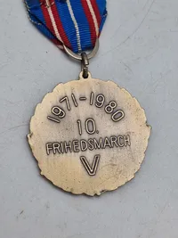 Original dansk befrielses medalje (march)