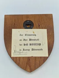 Originalt militært vægskjold