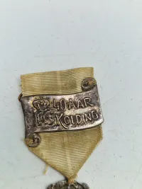 Original 40 års medalje - Garderforeningen