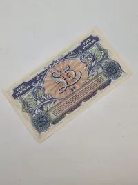 Lot diverse militære pengesedler - originale
