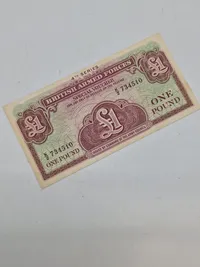 Lot diverse militære pengesedler - originale