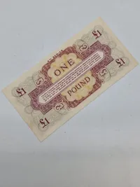 Lot diverse militære pengesedler - originale