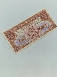 Lot diverse militære pengesedler - originale