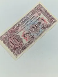 Lot diverse militære pengesedler - originale