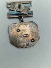 Original RUSSIAN AIR FORCE BADGE, HONOURED TEST PILOT MEDAL