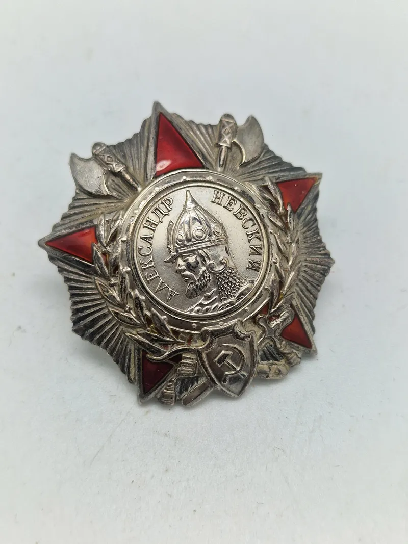 Soviet Order of Alexander Nevsky - veludført repro