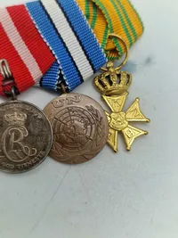 Originalt dansk medalje sæt - almen størrelse og miniature