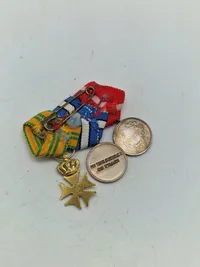 Originalt dansk medalje sæt - almen størrelse og miniature