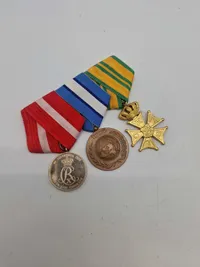 Originalt dansk medalje sæt - almen størrelse og miniature