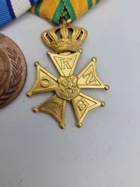 Originalt dansk medalje sæt - almen størrelse og miniature